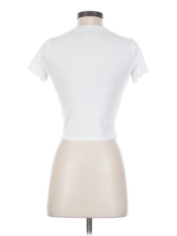 Madewell Brightside V-Neck Crop Tee (view 2)