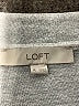 Ann Taylor LOFT Gray Long Sleeve Top Size XL - photo 7