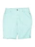 Gloria Vanderbilt Solid Teal Shorts Size 6 - photo 1