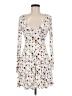 Forever 21 Floral White Cocktail Dress Size M - photo 1