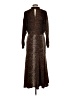 H&M Animal Print Brown Casual Dress Size L - photo 2