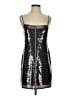 A.L.C. 100% Polyester Metallic Silver Cocktail Dress Size S - photo 1