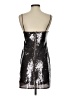 A.L.C. 100% Polyester Metallic Silver Cocktail Dress Size S - photo 2