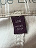 Gloria Vanderbilt Stripes Tan Khakis Size 20 - photo 5