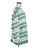 Ann Taylor Chevron-herringbone Teal Pullover Sweater Size M - photo 4