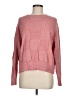 Ann Taylor LOFT Outlet 100% Cotton Tweed Pink Pullover Sweater Size M - photo 1