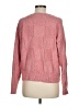 Ann Taylor LOFT Outlet 100% Cotton Tweed Pink Pullover Sweater Size M - photo 2