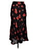 Zara Floral Red Black Casual Skirt Size XS - photo 1