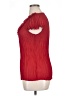 Sunny Leigh 100% Polyester Red Short Sleeve Blouse Size XL - photo 5