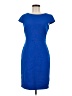 Alyx Solid Blue Casual Dress Size 6 - photo 1