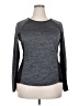 Danskin Now 100% Polyester Gray Long Sleeve T-Shirt Size XXL - photo 1