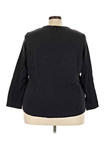 Lands' End 3/4 Sleeve T-Shirt (view 2)