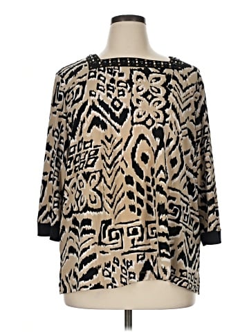Alfred Dunner 3/4 Sleeve Blouse (view 1)