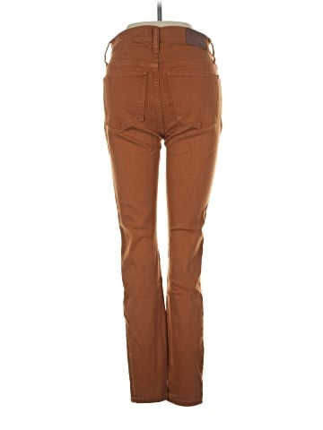 Madewell 9" Mid-Rise Skinny Jeans: Garment-Dyed Button-Front Edition (view 2)