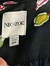Nic + Zoe 100% Polyester Hearts Black 3/4 Sleeve Blouse Size 2X - photo 7