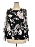 Alfani Black Long Sleeve Blouse Size 2X - photo 1
