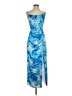 Milly Tropical Blue Cocktail Dress Size 2 - photo 1