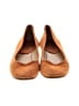 fs/ny 100% Leather Solid Tan Flats Size EU 37 1/2 - photo 2