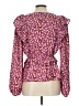 Entro Pink Long Sleeve Blouse Size L - photo 2