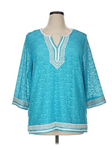 Alfred Dunner 3/4 Sleeve Blouse (view 1)