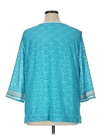 Alfred Dunner 3/4 Sleeve Blouse (view 2)