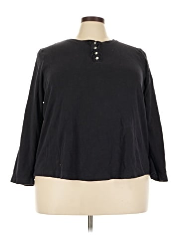 Lands' End 3/4 Sleeve Top (view 1)