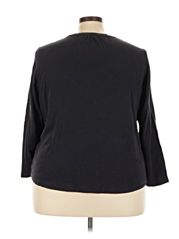 Lands' End 3/4 Sleeve Top (view 2)