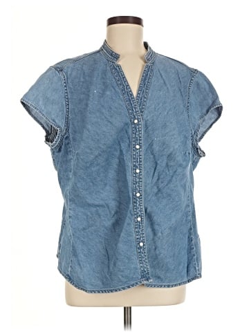 Faded Glory Short Sleeve Blouse (view 1)
