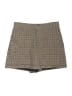 Zara Plaid Brown Skort Size S - photo 1
