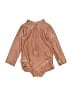 H&M Tan One Piece Swimsuit Size 9-12 mo - photo 1
