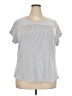 Star Vixen Gray Short Sleeve Top Size 3X - photo 1