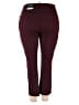 Rafaella Solid Burgundy Active Pants Size 22 - photo 2