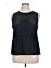 Ann Taylor Black Sleeveless Blouse Size XL - photo 1