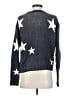 Splendid 100% Cotton Stars Blue Pullover Sweater Size XS - photo 2