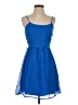 SO 100% Polyester Blue Cocktail Dress Size S - photo 1