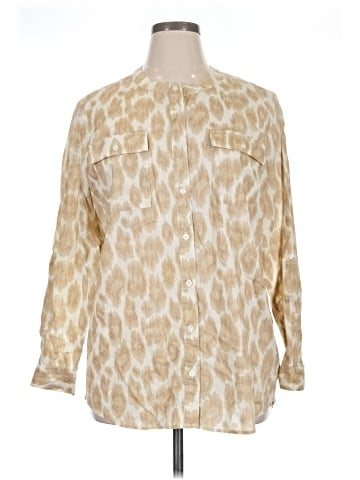 MICHAEL Michael Kors Long Sleeve Blouse (view 1)
