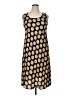Dana Kay 100% Polyester Polka Dots Gold Cocktail Dress Size 16 - photo 1