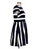 Eliza J Stripes Blue Casual Dress Size 10 - photo 4
