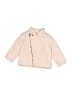 H&M 100% Cotton Solid Ivory Jacket 9-12 MO / 12 MO - photo 1