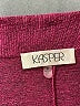 Kasper Burgundy Cardigan Size M - photo 7