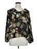 Rose + Olive 100% Polyester Brown 3/4 Sleeve Blouse Size 1X - photo 1