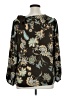 Rose + Olive 100% Polyester Brown 3/4 Sleeve Blouse Size 1X - photo 2