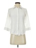 ModCloth Ivory 3/4 Sleeve Button-Down Shirt Size S - photo 1
