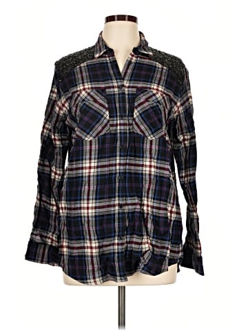 Express Long Sleeve Button-Down Shirt (view 1)
