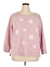 Talbots Stars Pink Pullover Sweater Size 2X - photo 1