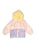 H&M 100% Polyester Color Block Pink Raincoat 9-12 MO / 12 MO - photo 1