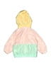 H&M 100% Polyester Color Block Pink Raincoat 9-12 MO / 12 MO - photo 2