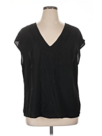 7th Avenue Design Studio New York & Company Short Sleeve Blouse (view 1)