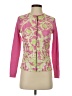 J. McLaughlin 100% Other Print Pink Jacket Size XS - photo 1