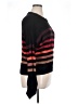 T Tahari Stripes Black Pullover Sweater Size L - photo 4